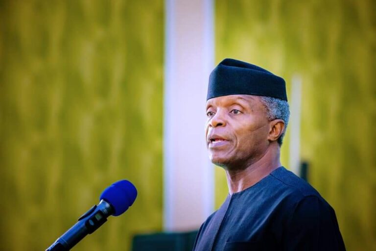 Osinbajo expresses worry on Nigeria’s exchange rate regime, warns against arbitrage