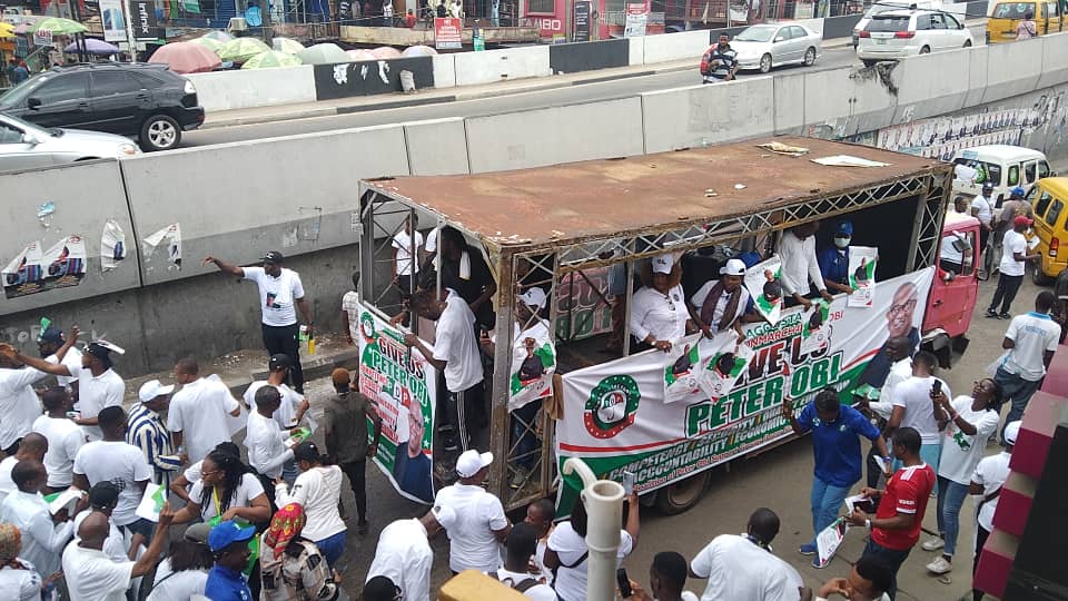Youths campaigns for Peter Obi