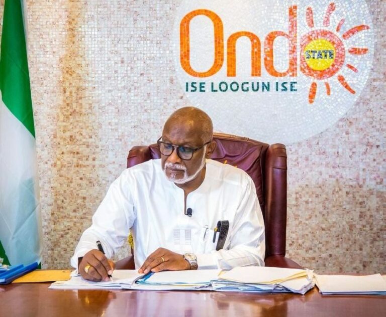 Ondo: Akeredolu remains on sickbed, Aiyedatiwa continues as acting governor