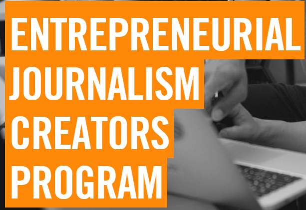 entrepreneurial journalism creators programme