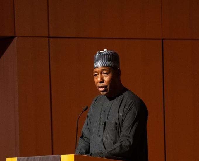 Governor Babagana Zulum at the UN event