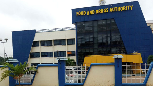 The headquarters of Ghana Food and Drugs Authority