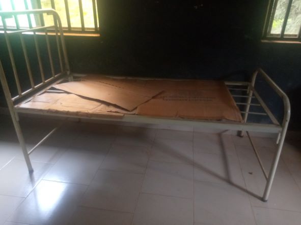 A hospital bed in Ifite Awkuzu, Oyi LGA Anammbra State