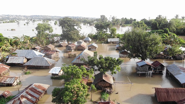 Flooded Ala-Obaje Community, Igalamela LGA, Kogi State. Photo The ICIR.
