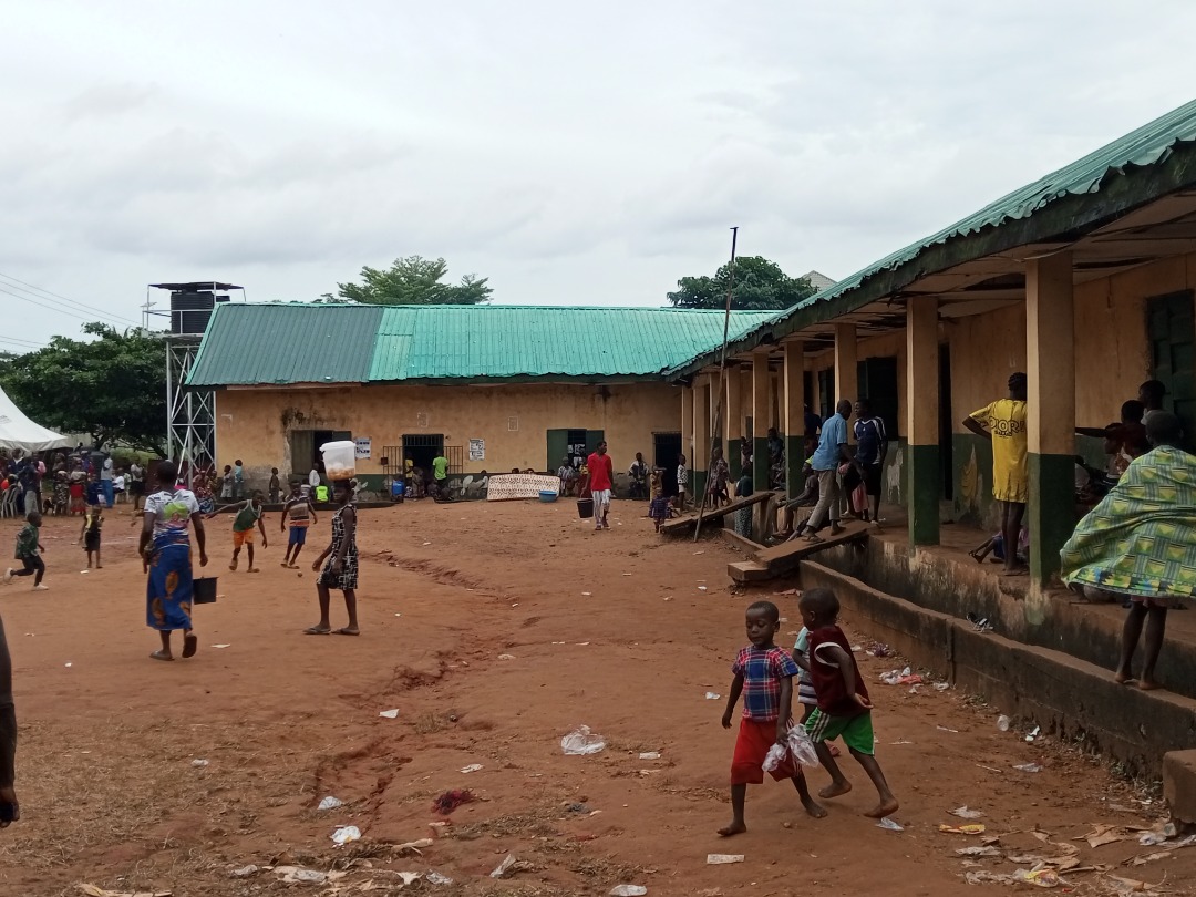 IDPs at Crowther Mem. Pry Schl, Onitsha.