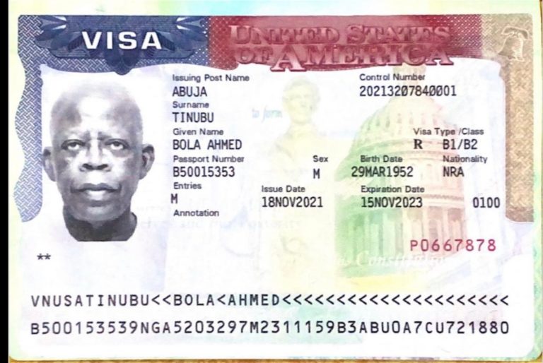 APC shares Tinubu’s visa to debunk reports of US entry denial
