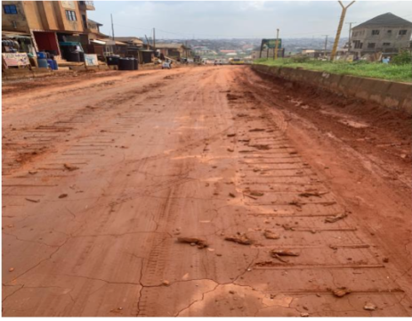 Abandoned Road Project at Ogunlowo-Alagbole, Ogun State. Photo: NPO Reports