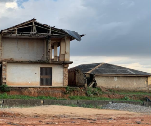 An abandoned demolished building along Lambe road. Photo: NPO Report