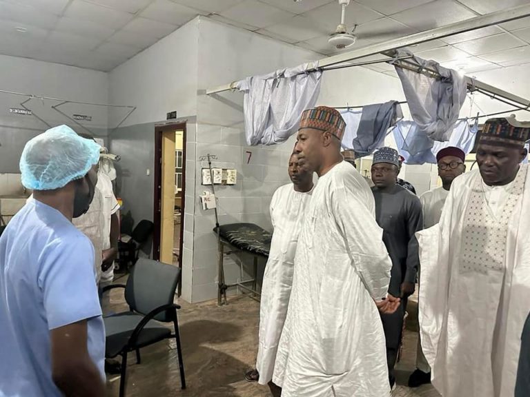 Zulum donates Govt House diesel to hospitals in darkness during unannounced visit
