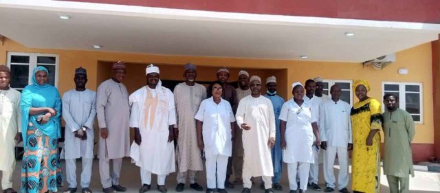 Some of the management Staff of the Federal Neuropsychiatric Hospital, Kware, Sokoto State.<br />Photo credit: The ICIR/Marcus Fatunmole