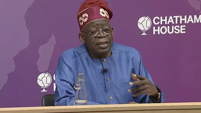 Tinubu at Chatham House London