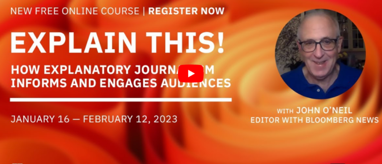 Knight Center offers online course on explanatory journalism