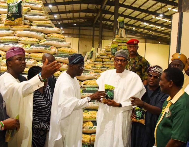 President Buhari lauds Sanwo-Olu on agriculture revolution  