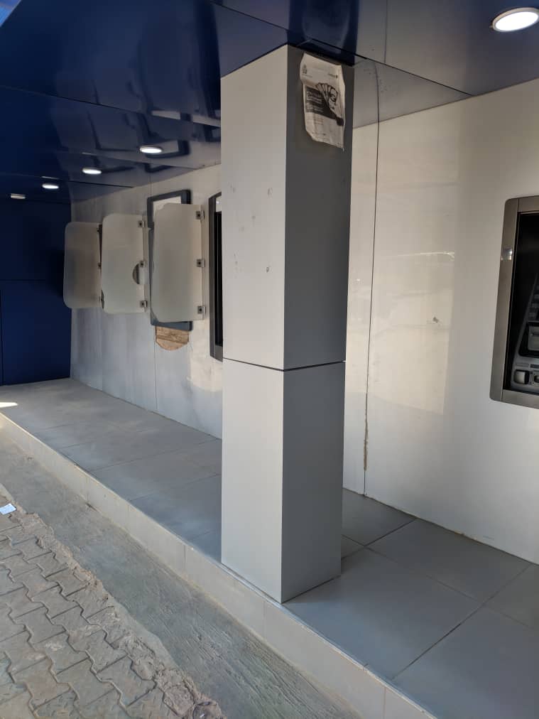 First Bank ATM not dispensing the new notes in Kubwa, FCT, Photo: The ICIR Jan 2023