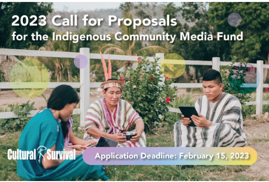 Cultural Survival seeks proposals for Indigenous Community Media Fund