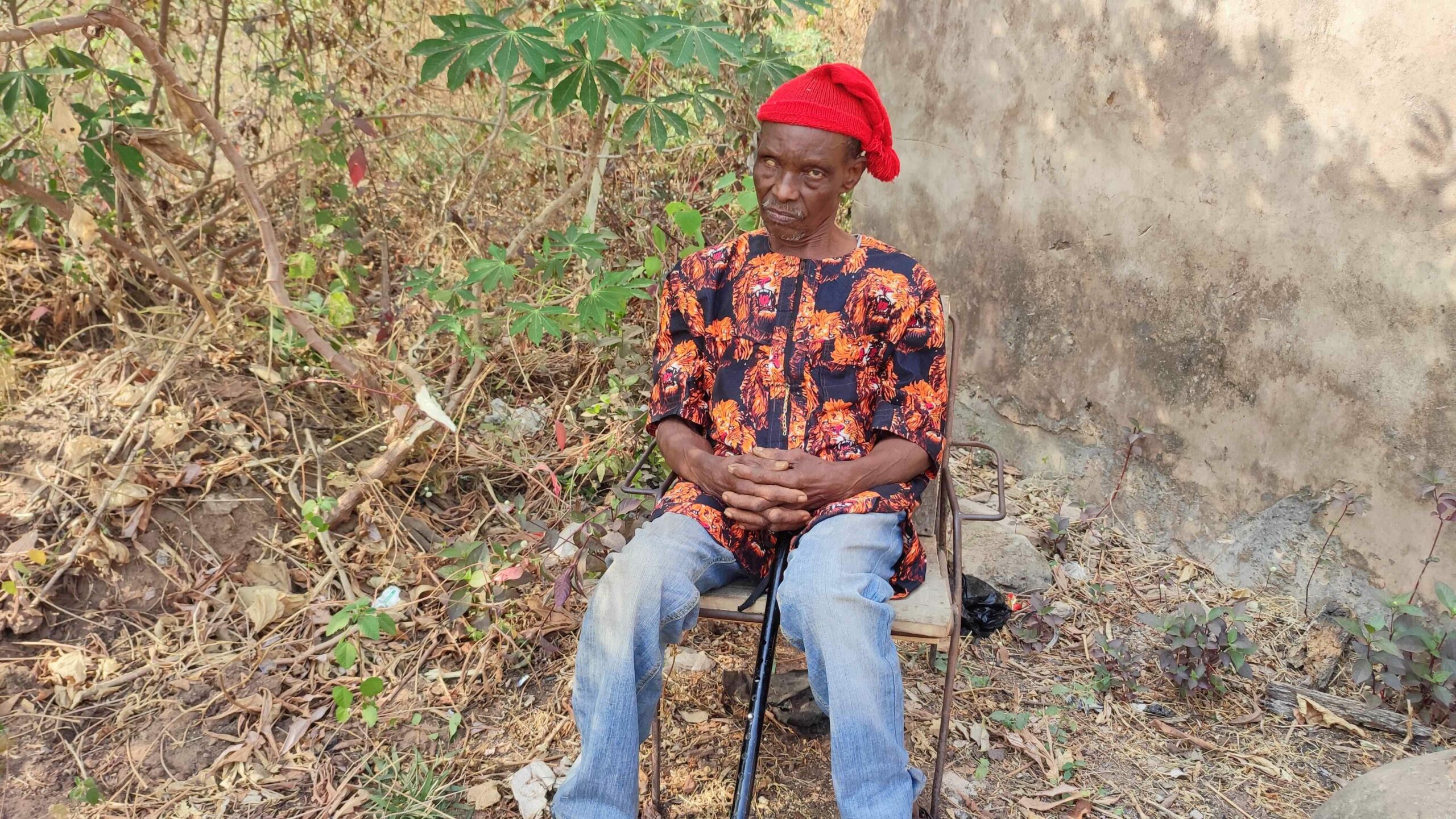 An elder in the community, Boniface Okafor