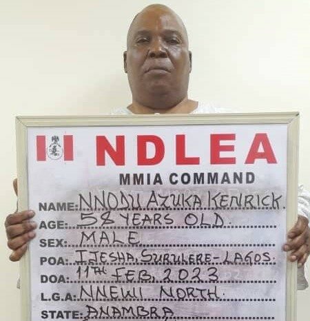 NDLEA arrests General Overseer, Nnodu Azuka.
