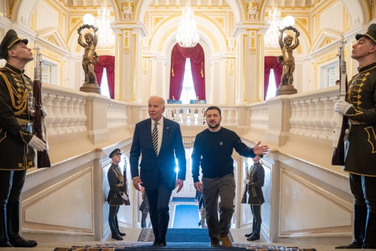 Biden pays surprise visit to war-torn Ukraine