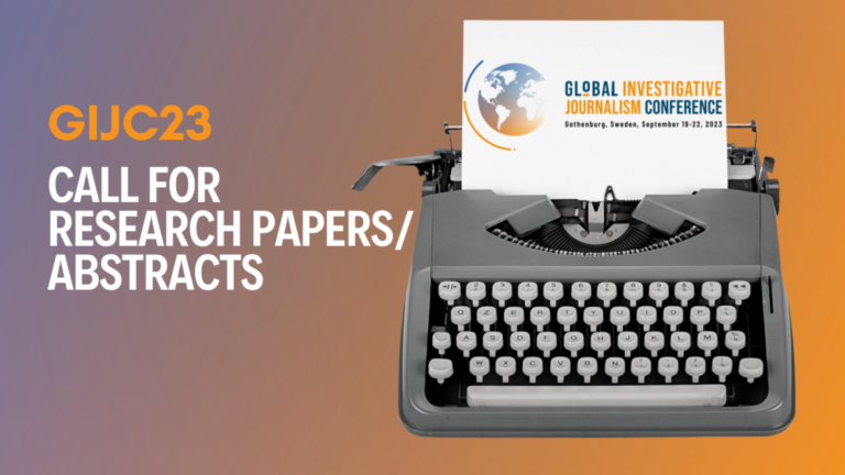 Call for papers: GIJC 2023 academic track seeks entries