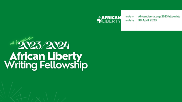 African Liberty offers writing fellowship