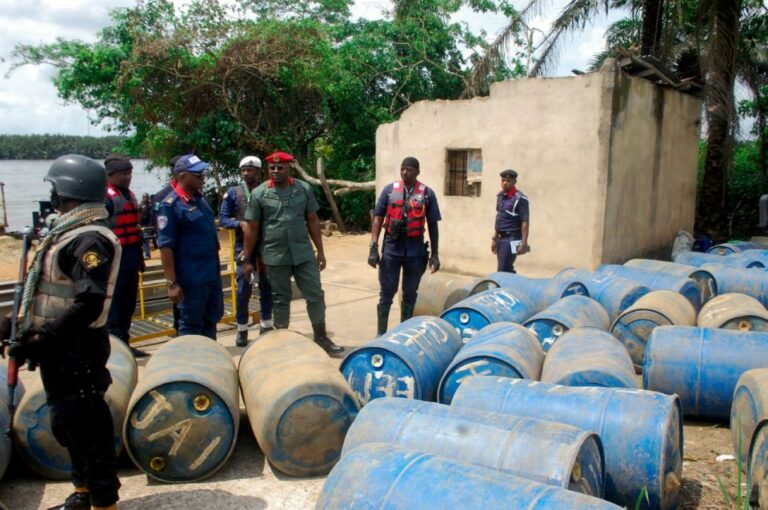 NSCDC impounds 150 drums of Cameroon-bound petrol, arrests two