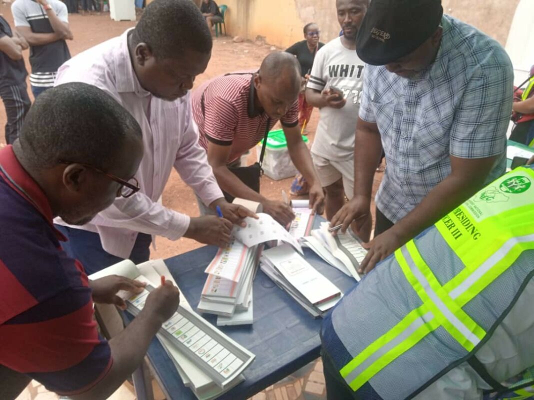 Guber poll: Sorting, counting of votes commence in Southeast Nigeria, 2023.