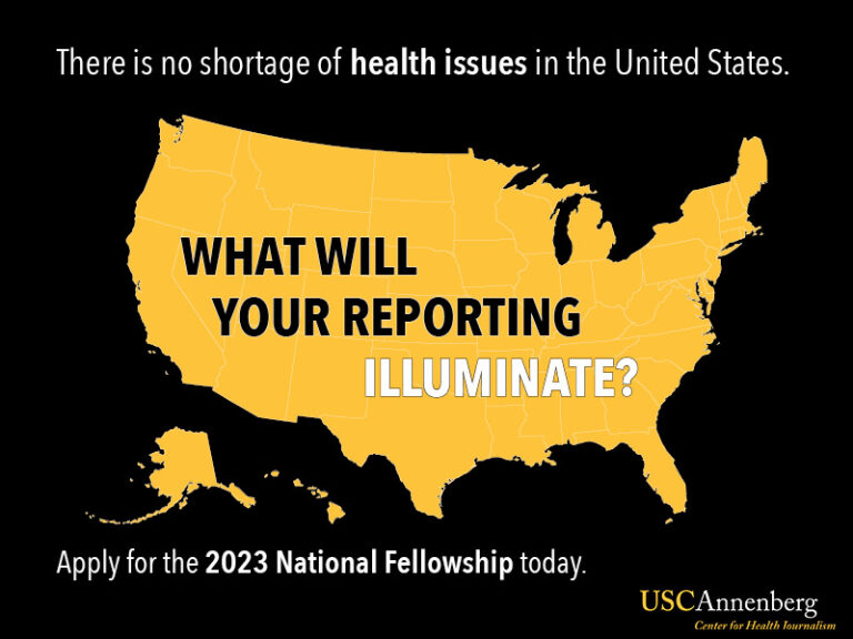 University of Southern California’s Center for Health Journalism seeks entries