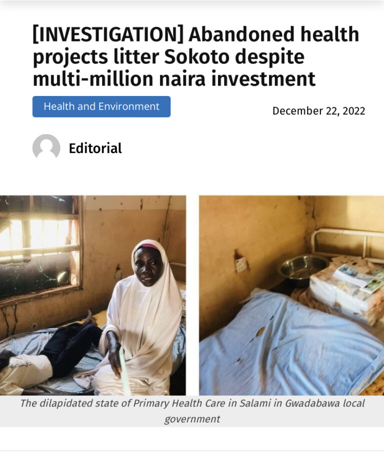 ICIR funded report shortlisted for African investigative journalism award