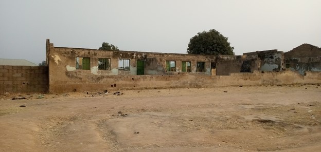 Residential apartment destroyed by storm in Zungur community, Bauchi State. Photo Babaji Usman Babaji/The ICIR 2023