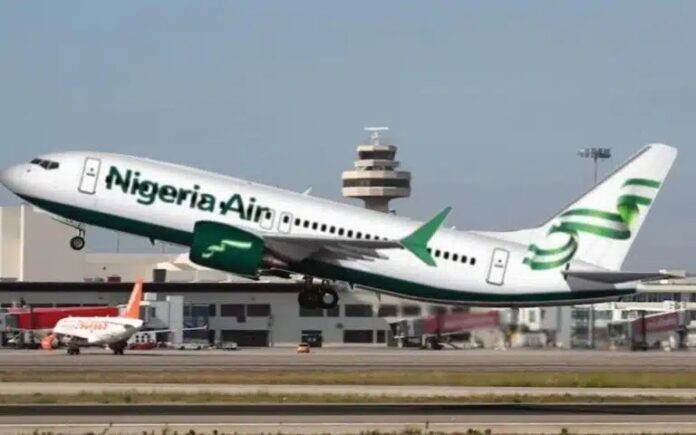 Nigeria Air aircraft