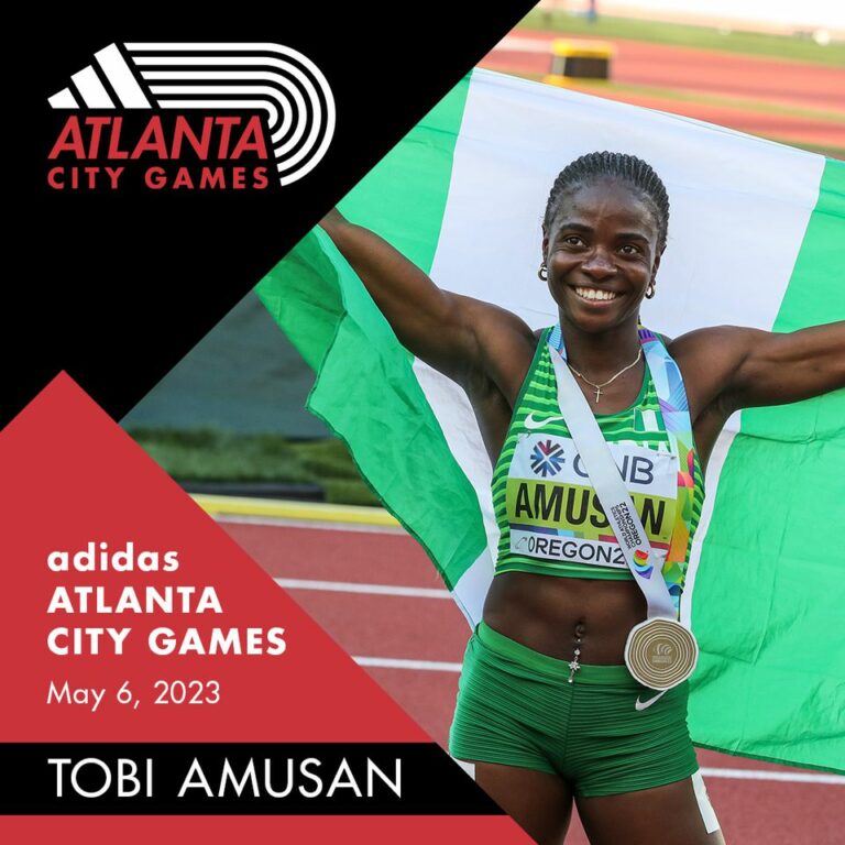 Nigeria’s Tobi Amusan missing at inaugural Adidas Atlanta City Games