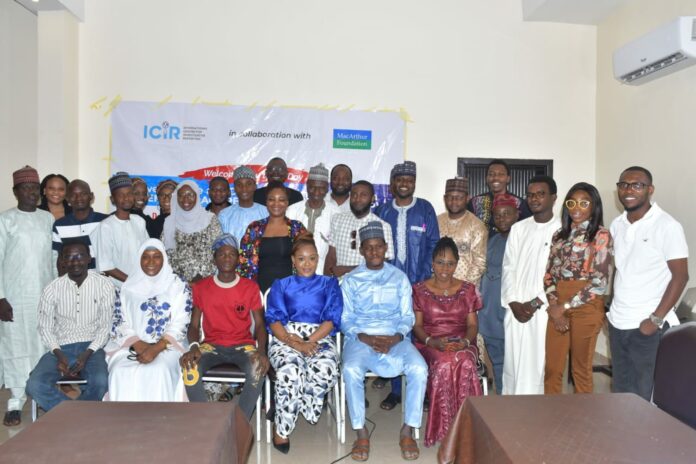 A group picture of participants, trainers, and mentors at the #OCRP training in Kano state.