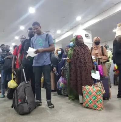 Second batch of evacuees from Sudan