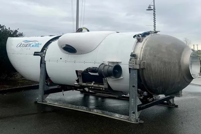 Titan Submersible. Image: OceanGate via Twitter