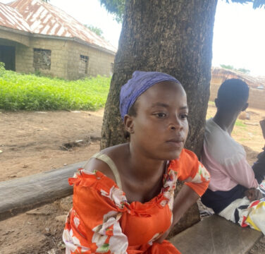 Twenty-five-years-Olaniyi Dorcas, a resident of Ijah Sarki, who lost her child due to poor healthcare delivery services in her community. Photo: The ICIR/July 2023 
