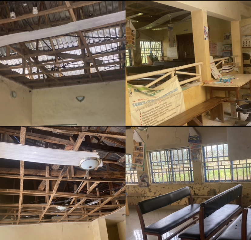 Picture showing the dilapidated state of the Ijah Sarki PHC. Photo: The ICIR/July 2023