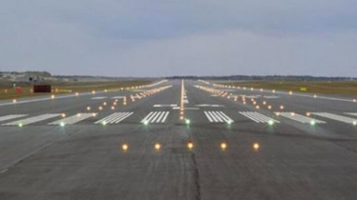 Lighting at Airport runway