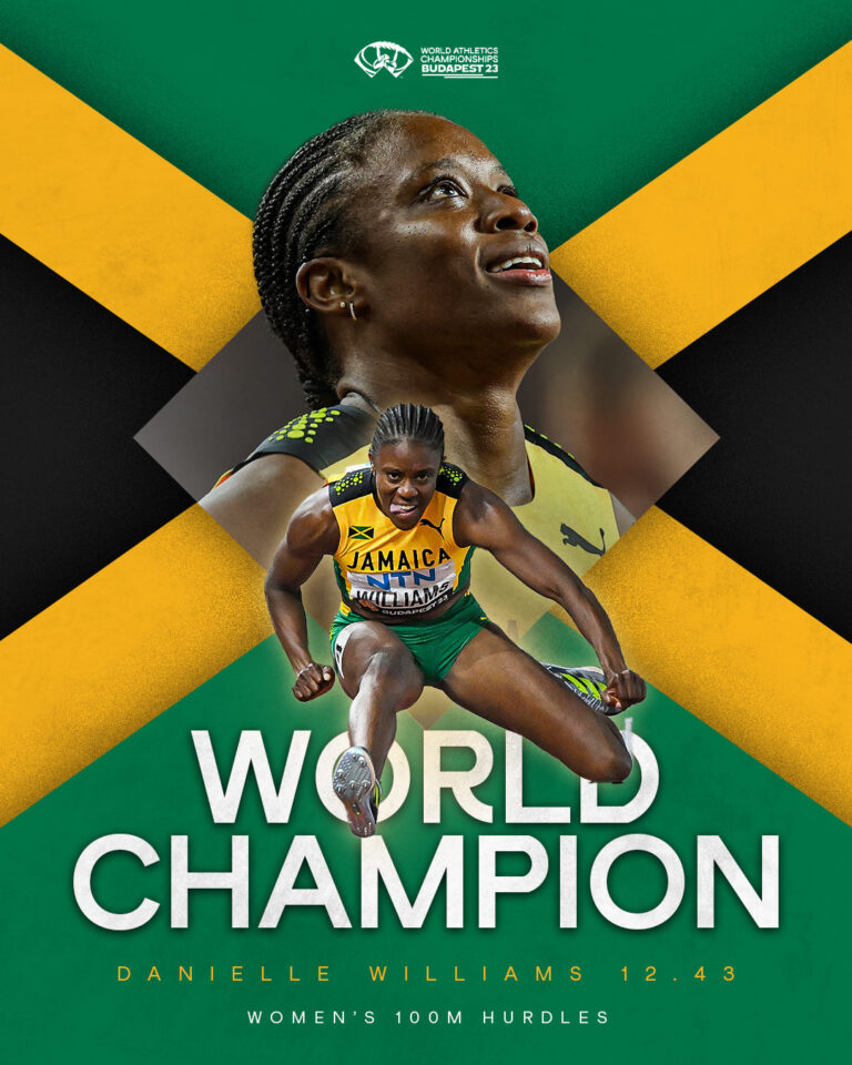 Jamaica’s Danielle Willams denies Tobi Amusan’s World women 100m hurdles title defence