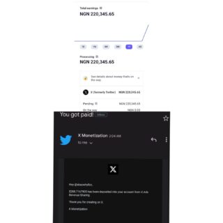 Payment proof from Twitter user. Credit: Twitter 