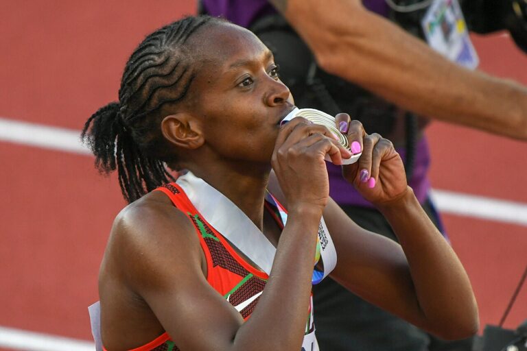 Faith lifts gold: from walking to school to setting world athletics alight