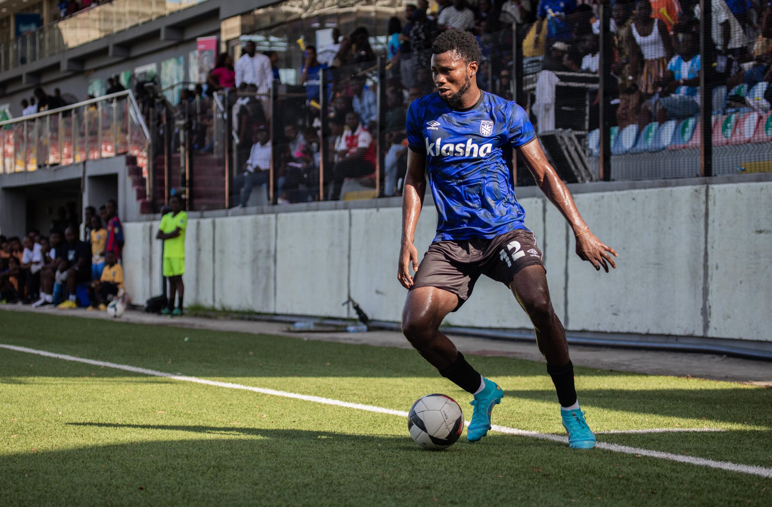 Chisom Orji playing for Sporting Lagos. Photo Sporting Lagos. 
