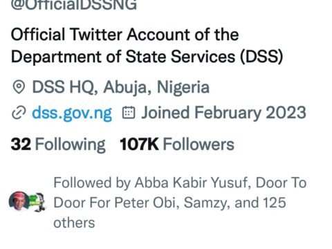 SSS account on X with the inscription DSS