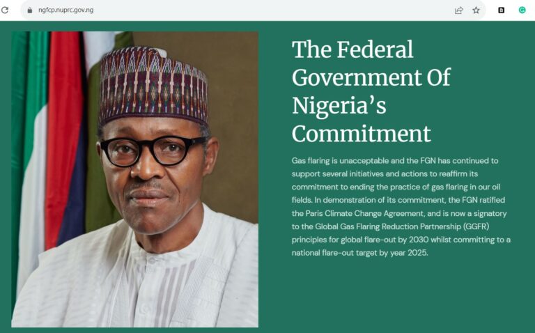 NUPRC’s website parades Buhari as President, four months into Tinubu’s admin