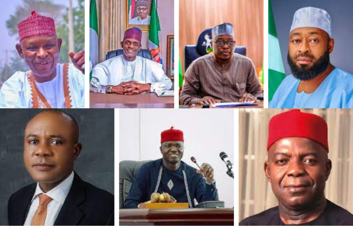 Governors of Abia, Niger, Adamawa, Enugu, Kano, Yobe and Ebonyi