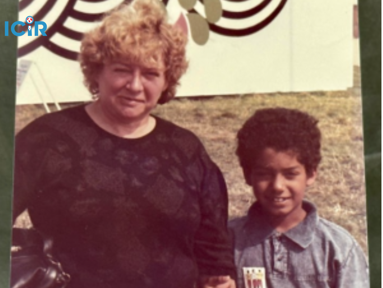 Yemi A.D. and his mother Vera Didiova