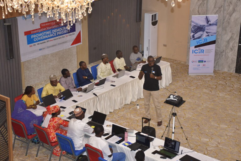 The ICIR commences training on Promoting Democratic Governance project