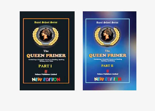 Queen Primer textbook’s cover for primary schools’ students. Photo: Evans Publisher