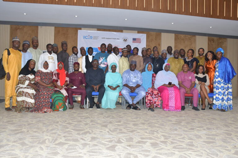 ICIR trains North-West CSOs on Promoting Democratic Governance Project