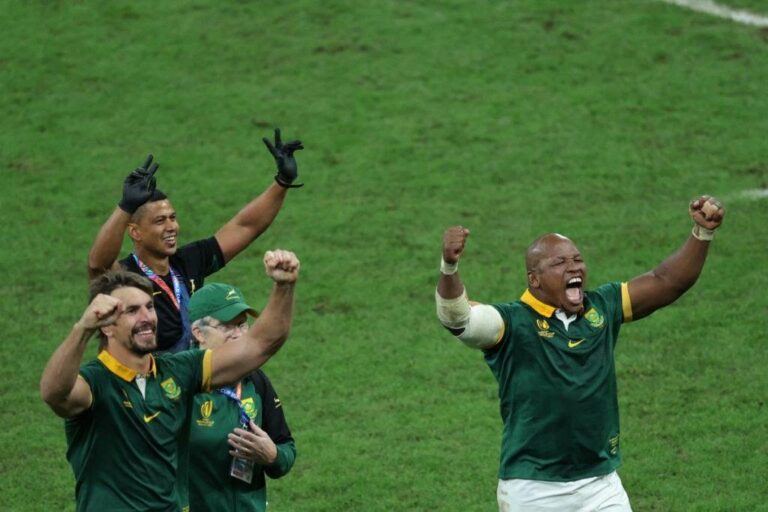 South Africa pip New Zealand 12-11 to retain Rugby World Cup