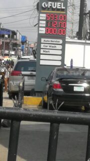 MRS filling stations in Ikeja sells fuel at N593